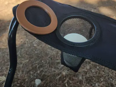 Cup Holder Adapter for Camping Chair and Paper Cups 3D Print STL Free 3D print model