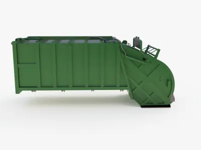 Garbage container 3D model