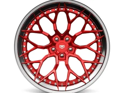Vossen S-17 3 piece wheels 3D model