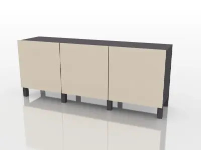 Ikea BESTA cabinet collection Free 3D model