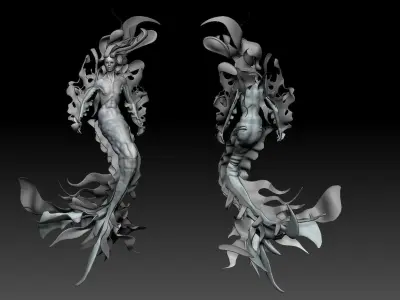 Mermaid 3D model