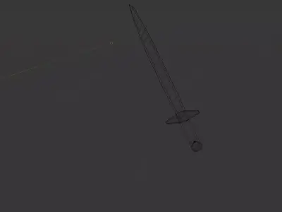 Duel daggers scene Free 3D model