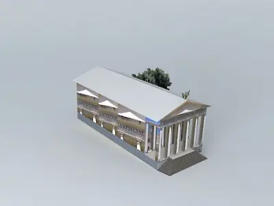 Campinense Academy of Letters Campinas 3D model