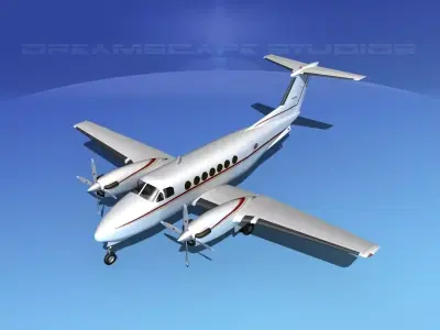 Beechcraft 350 Super King Air  V06 3D model