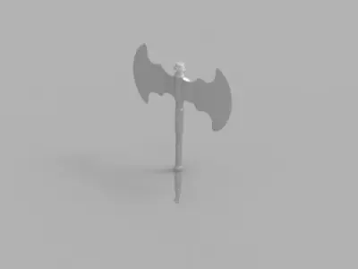 Great Axe 01 3D model