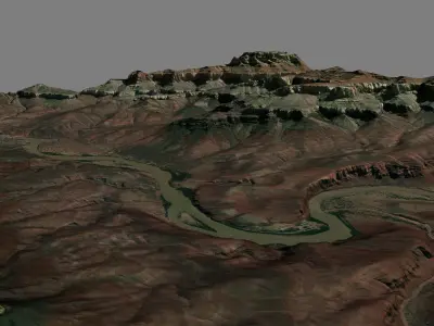 Colorado River part 3D model