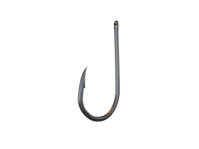 Fishing Hook v1 002 Low-poly 3D model