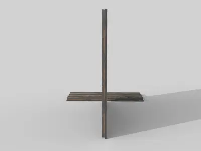 Corrugated galvanized sheets 5 Low-poly 3D model