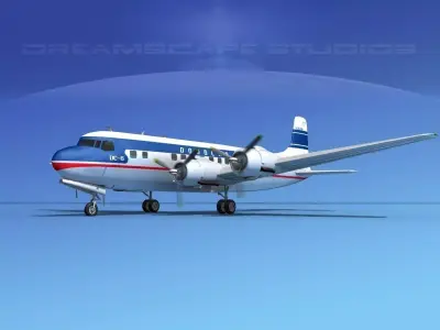 Douglas DC-6 Douglas 3D model