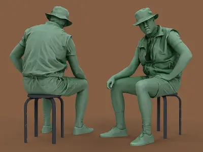 Boy scout 3D model