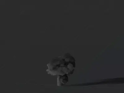 Smoke Explosion Animation 3D model