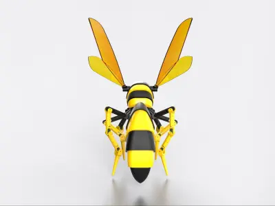 ROBOT INSECT WASP MECHANICAL 3D model purchase