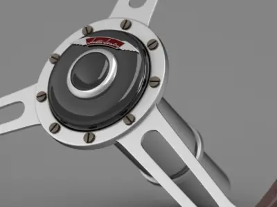 Steering wheel austin healey 3D model