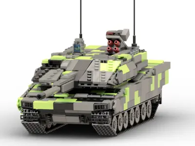 MocBricks3D - Lego Panther KF51 3D print model