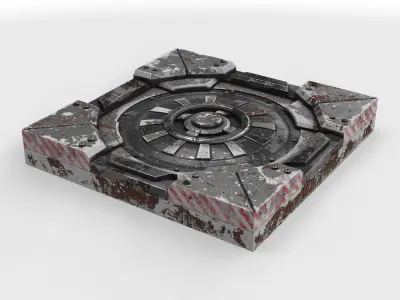 panel sci-fi 03 3D model