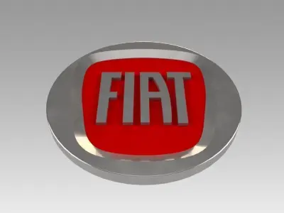 Fiat logo 3D model