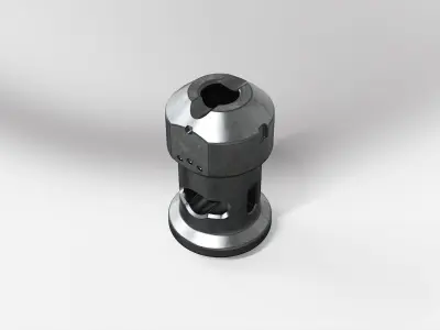 muzzle brake vol17 3D model