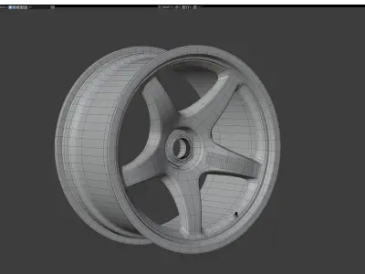 OZ racing VR 3d wheel 3D model