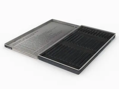 Colored pencils lyra 3D model