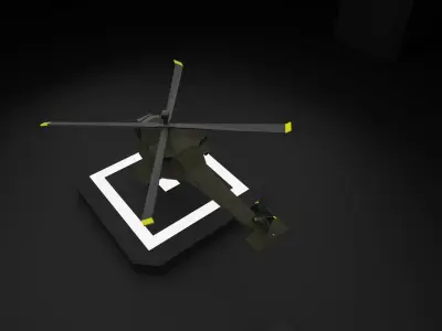 Attack Helicopter - Orka Mk3 3D print model