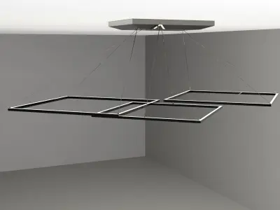 Ceiling lamp Free 3D model 11