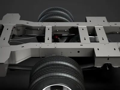 Nissan NV400 CrewCab DW E20 Chassis 2020 3D model