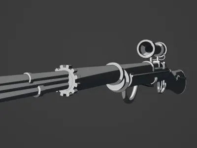Riffle Stylized Free 3D model