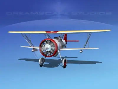 Curtiss F-11-C2 Goshawk V10 3D model