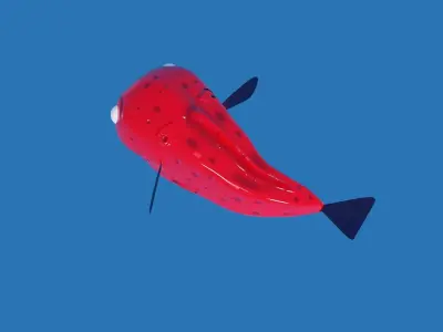 FISH LOW-POLY RIGGED Free low-poly 3D model