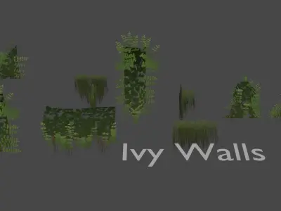 Sighiskor Village - Foliage Low-poly 3D model