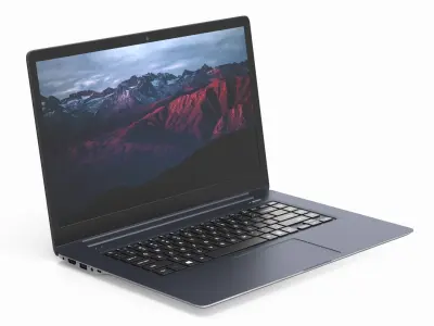 Slim Design Laptop 3D model