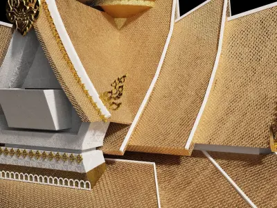 Thai Temple 3D model