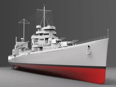 USS New Orleans 3D model