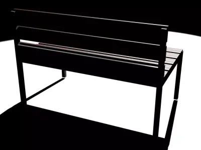 Bench 3D model 22