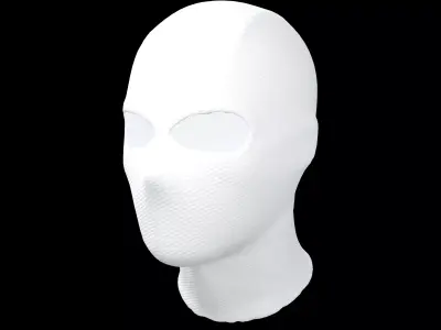 Balaclava v1 001 Low-poly 3D model