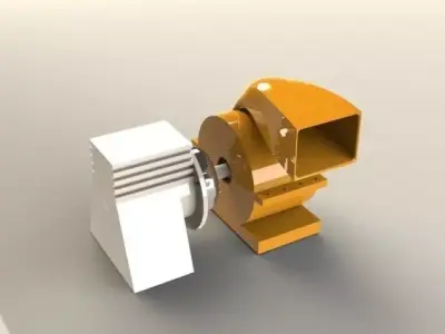 Motor Blower Free 3D model