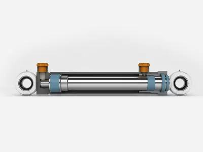 Hydraulic Cylinders 3D model