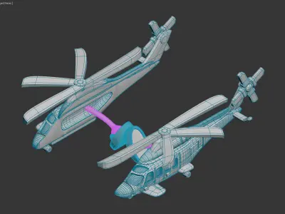 191002 Cufflinks AW139 3D print model