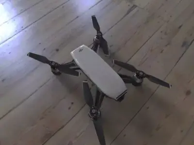 Drone dji phantom quadcopter 3D model