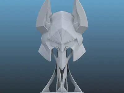 Cyber-Anubis Tactical Bust PM-106 3D print model
