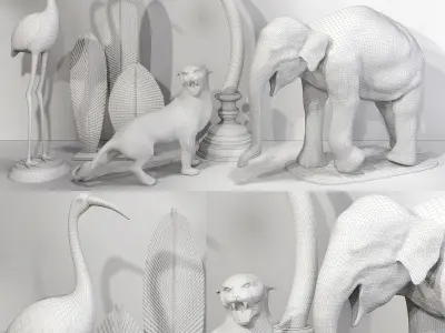 Decor set 54 3D model