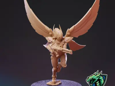 Galaxy Elves - Female Vengeful Wasps Pose 1 3D print model