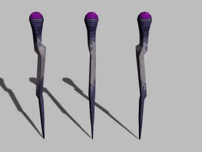 Fantasy Weapon Stylized Pack Low-poly 3D model
