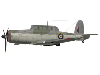 Blackburn Skua MkII 3D model
