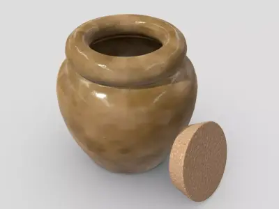 CC0 - Honey Pot Free low-poly 3D model