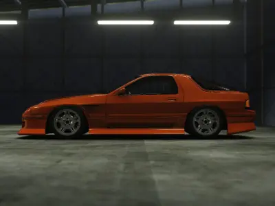 BN Sports Type 2 RX7 FC Bodykit Low-poly 3D model