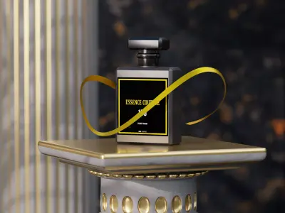 Essence Couture 176 Perfume Product Animation 3D model