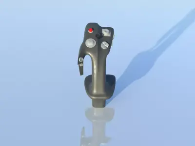 HOTAS Stick for fighter jet  3D model