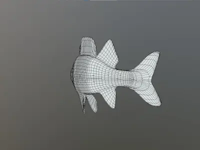 Bass - Fish Free low-poly 3D model