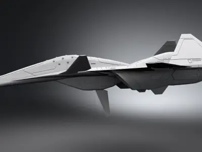 ADF Falken scale model 3D print model